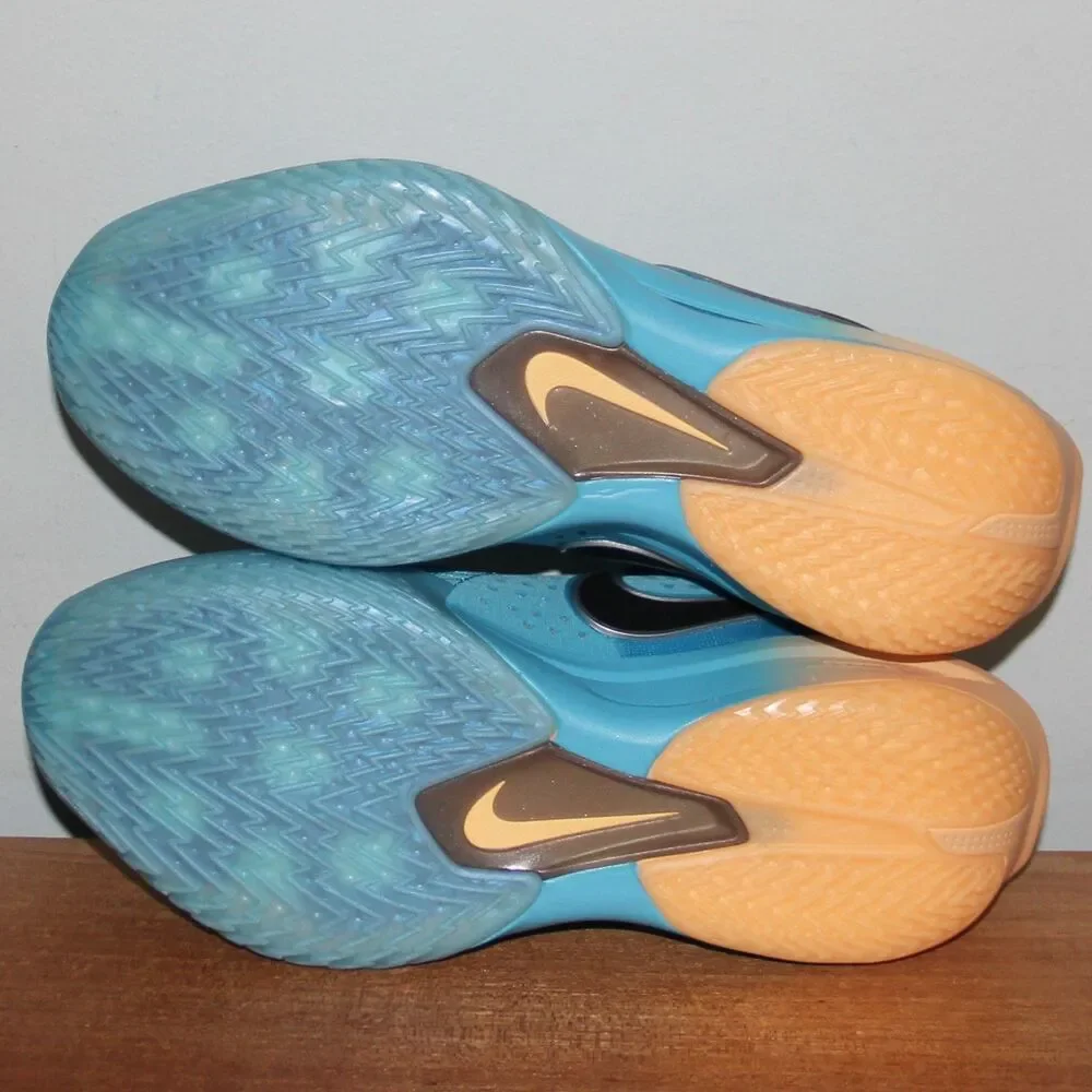 Nike Air GT Cut 3 Basketball Mens 6.5 Womens 8 Blue Fury Tangerine